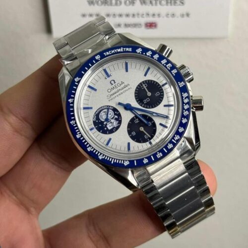 Speedmaster Professional "Silver Snoopy Award" 50th Anniversary N1F 1:1 Best Edition A3861 on Style01 Bracelet