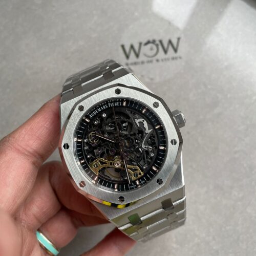Royal Oak 41mm Openworked 15407 SS APSF 1:1 Best Edition on SS Bracelet A3132