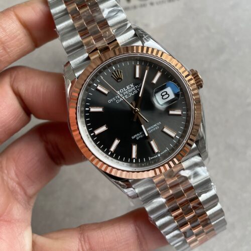 DateJust 36 SS 116231 VSF 1:1 Best Edition 904L Steel Gray Stick Dial on Jubilee Bracelet VS3235