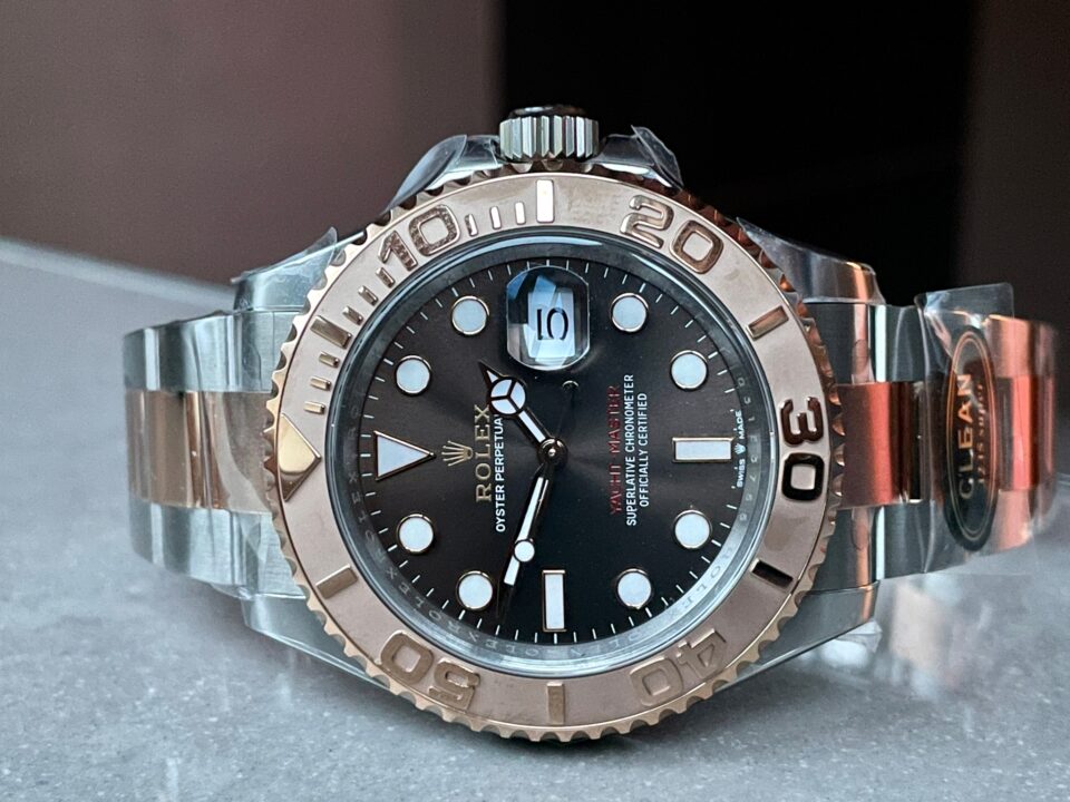 Yacht-Master 116621 SS/RG CF 904L steel Black Dial on SS/RG Bracelet VS3235 - Image 6