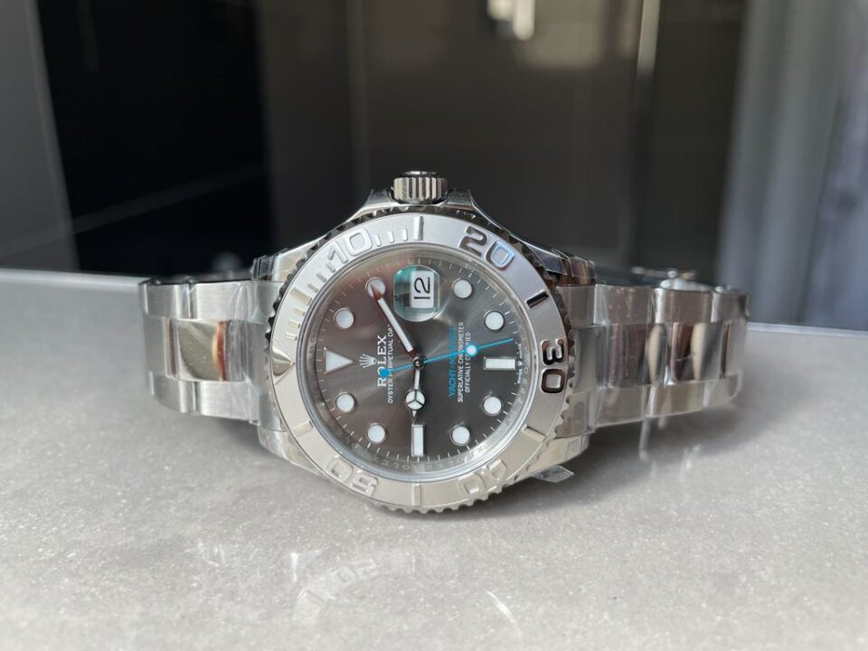 Yacht-Master 40mm 126622 904L SS Grey Dial Dots on SS Bracelet VSF VS3135 - Image 6
