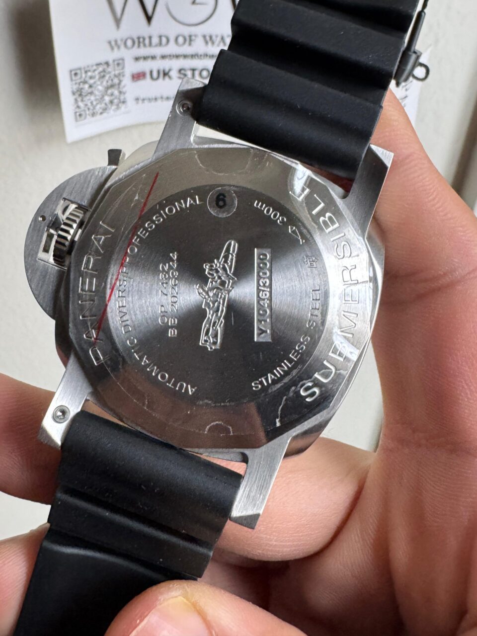 PAM1229 Y VSF 1:1 Best Edition Black Dial on Black Rubber Strap P900 - Image 8