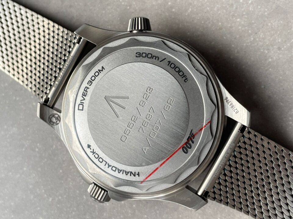 Seamaster 300 "No Time to Die" Limited Edition NTTD VSF 1:1 Best Edition on Titanium Mesh Bracelet A8806 V6 95 grams - Image 8