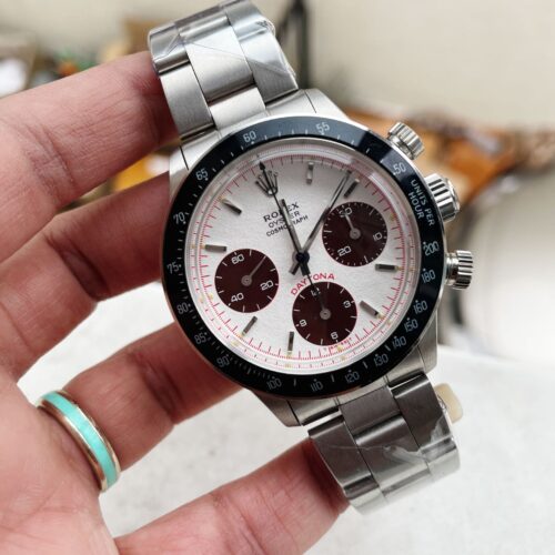 Daytona 116500 1:1 Best Edition JKF 904L SS Case and Bracelet White and brown Dial JK Factory