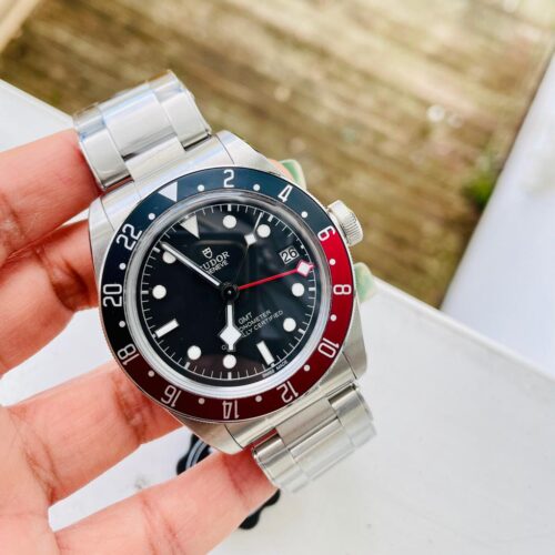 Black Bay GMT Baselworld 2018 Pepsi Blue/Red Bezel ZF 1:1 Best Edition Black Dial on SS Bracelet A2836