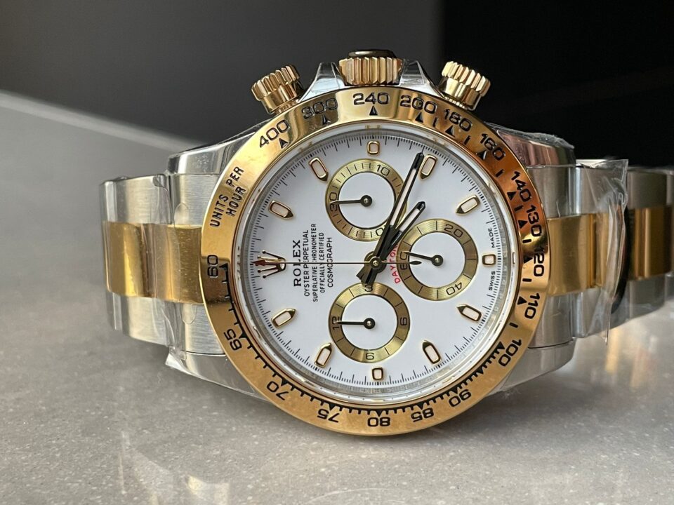 Daytona 116523 BTF SS 904L & YG Yellow Gold White Dial 4130 - Image 6