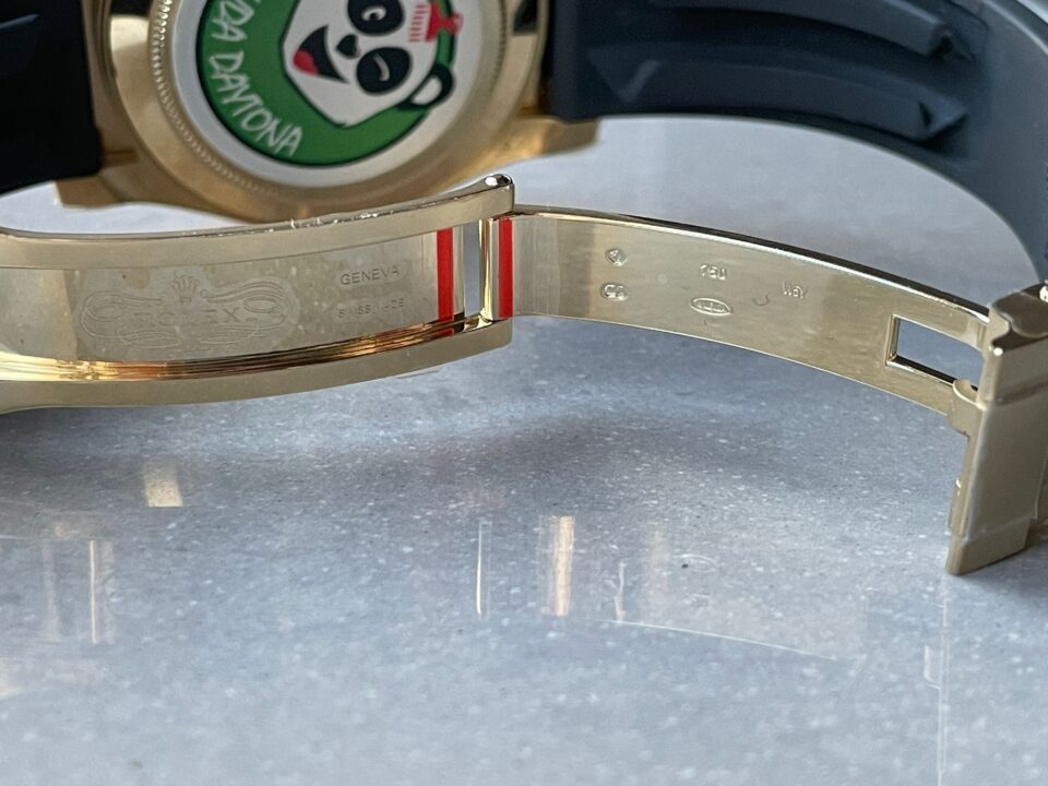 Daytona 116518 BTF 1:1 Best Edition YG/Black Dial on Oysterflex Rubber Strap SA4130 V2 - Image 17