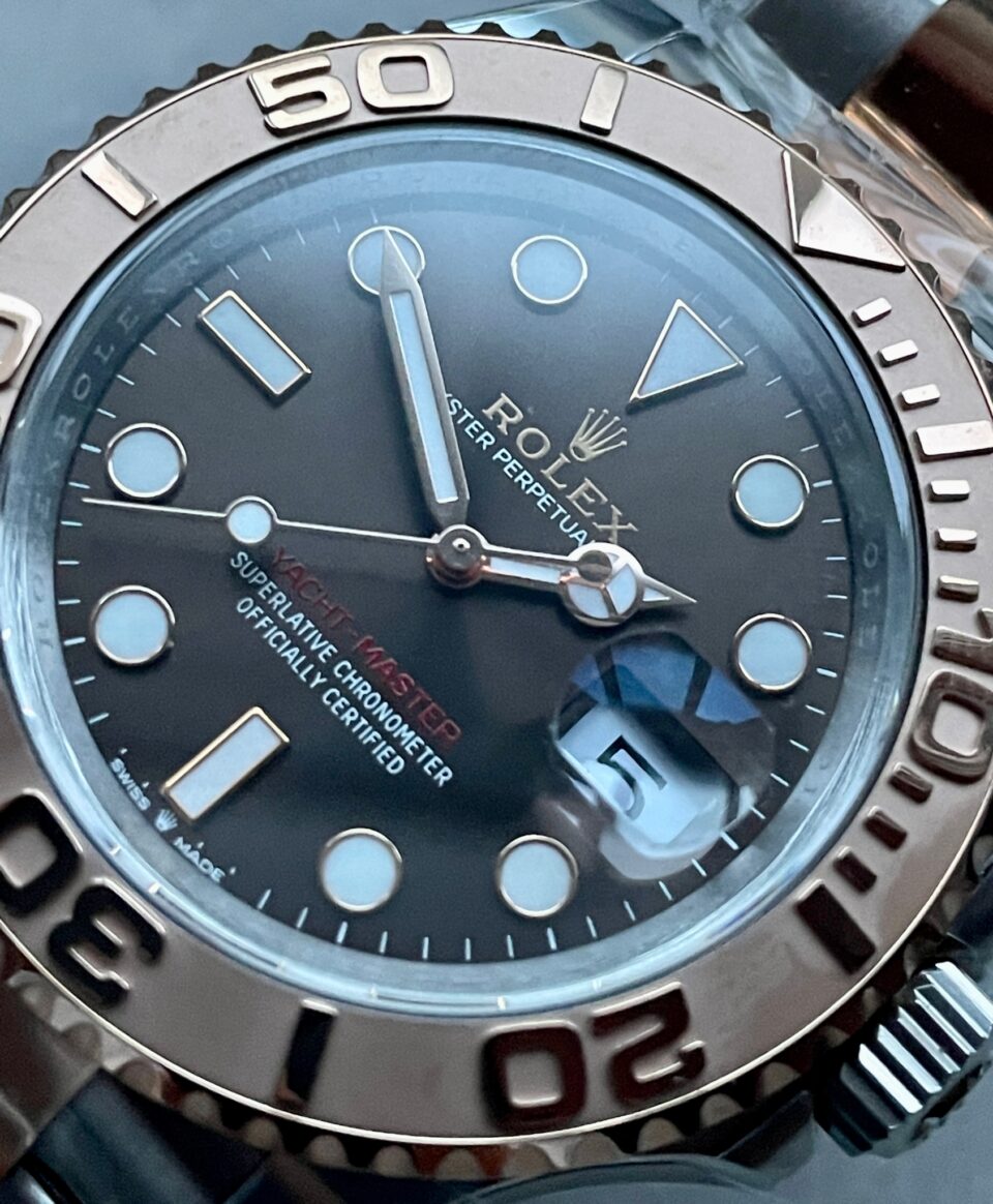Yacht-Master 116621 SS/RG CF 904L steel Black Dial on SS/RG Bracelet VS3235 - Image 4