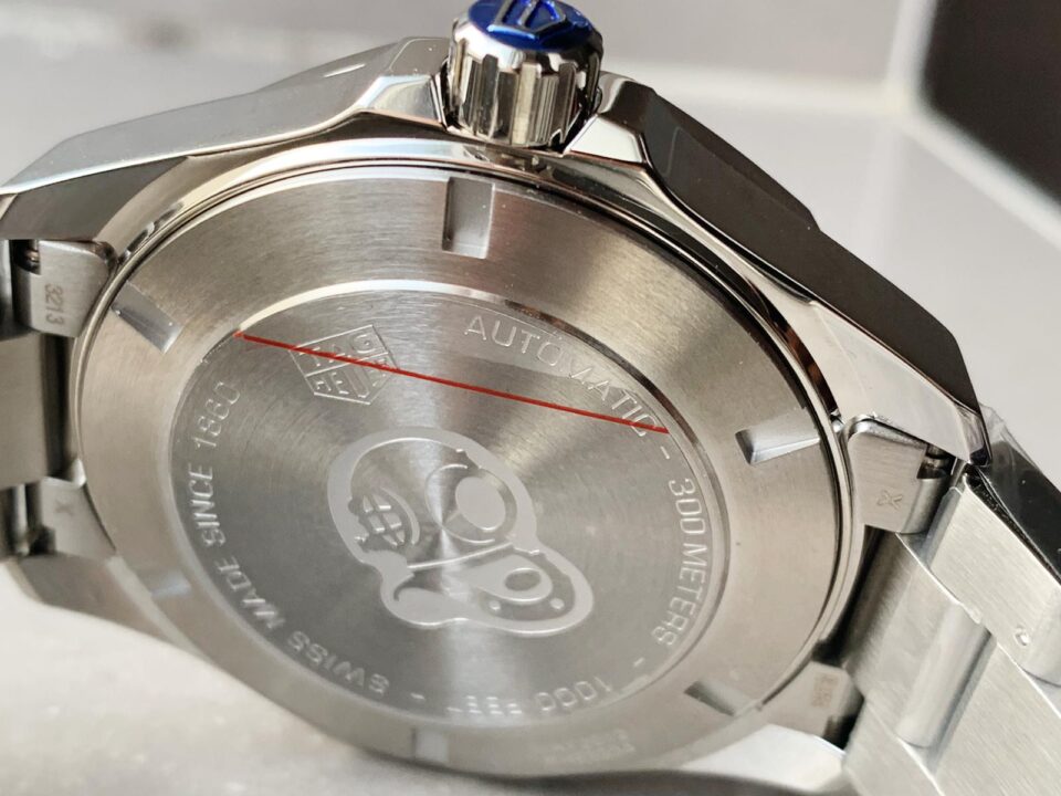 Aquaracer Calibre 5 SS 41mm OGF 1:1 Best Edition steel Bezel Blue Dial on SS Bracelet SW200 - Image 8