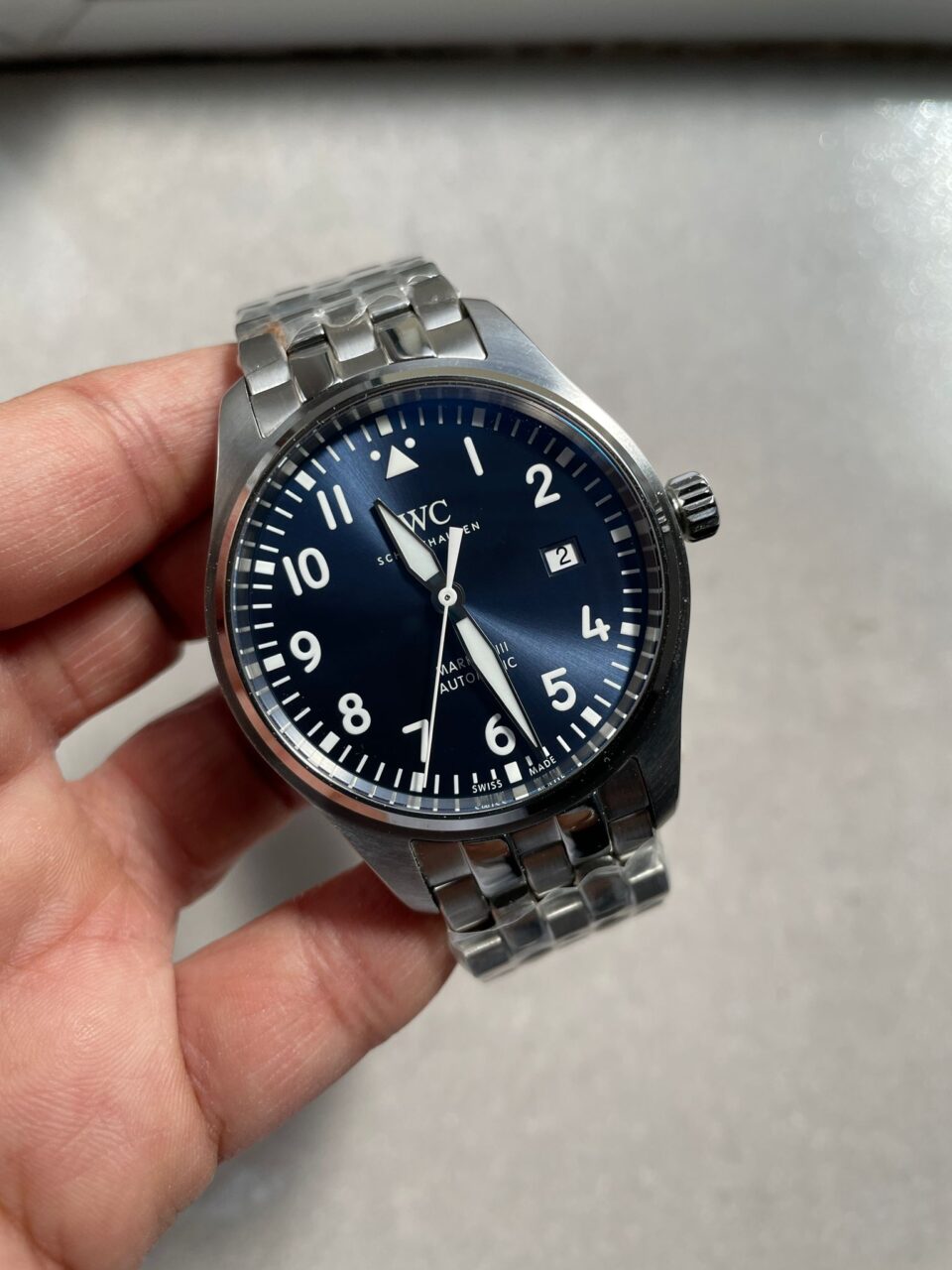 Mark XVIII MKSF 1:1 Best Edition Blue Dial on SS Bracelet Swiss ETA2892 - Image 2