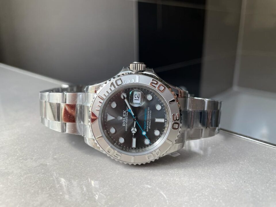 Yacht-Master 40mm 126622 904L SS Grey Dial Dots on SS Bracelet VSF VS3135 - Image 7