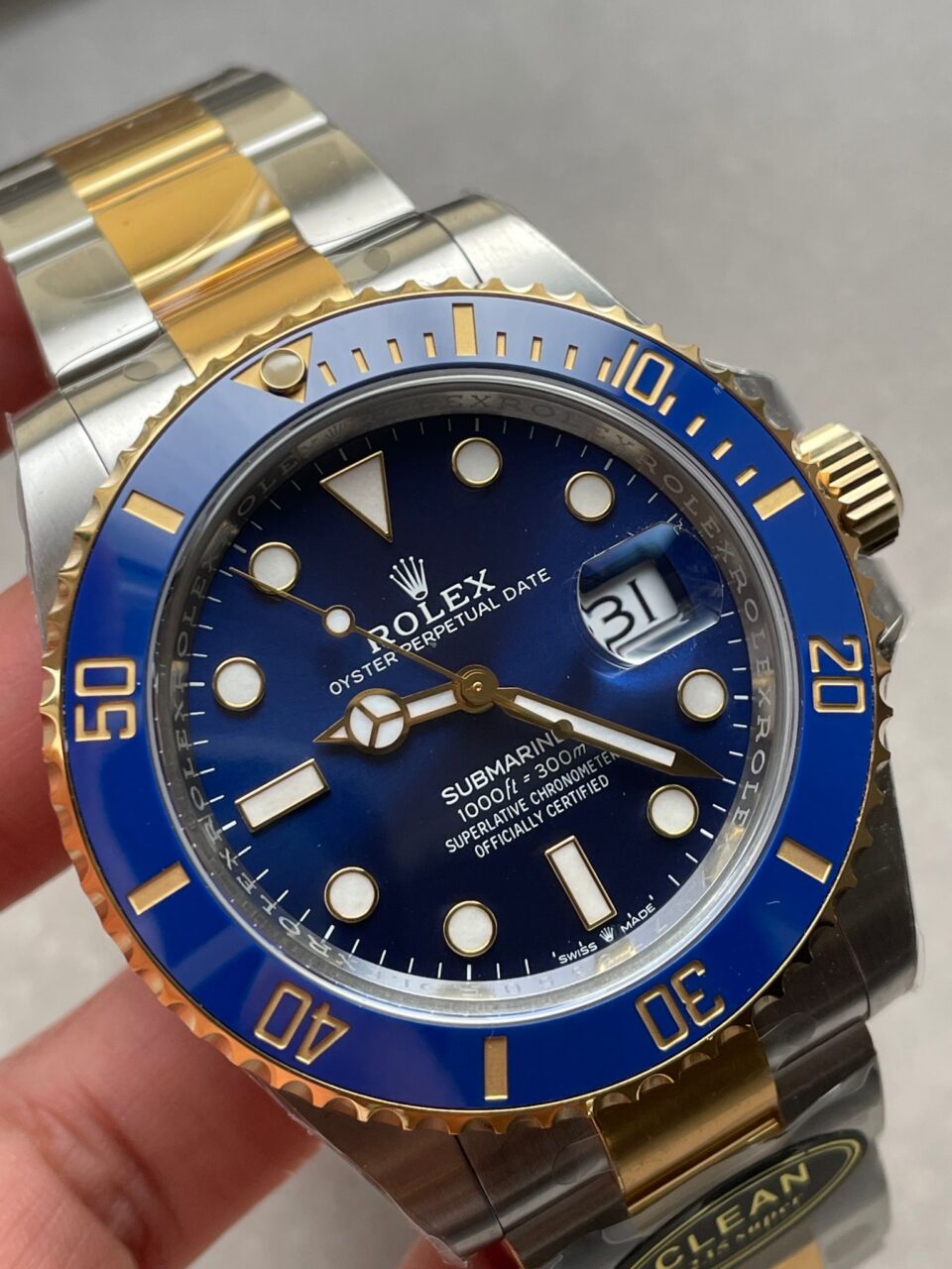 Submariner 126613LB Bluesy 904L YG/SS Blue Dial on YG/SS Bracelet CLEAN VR3235 - Image 5