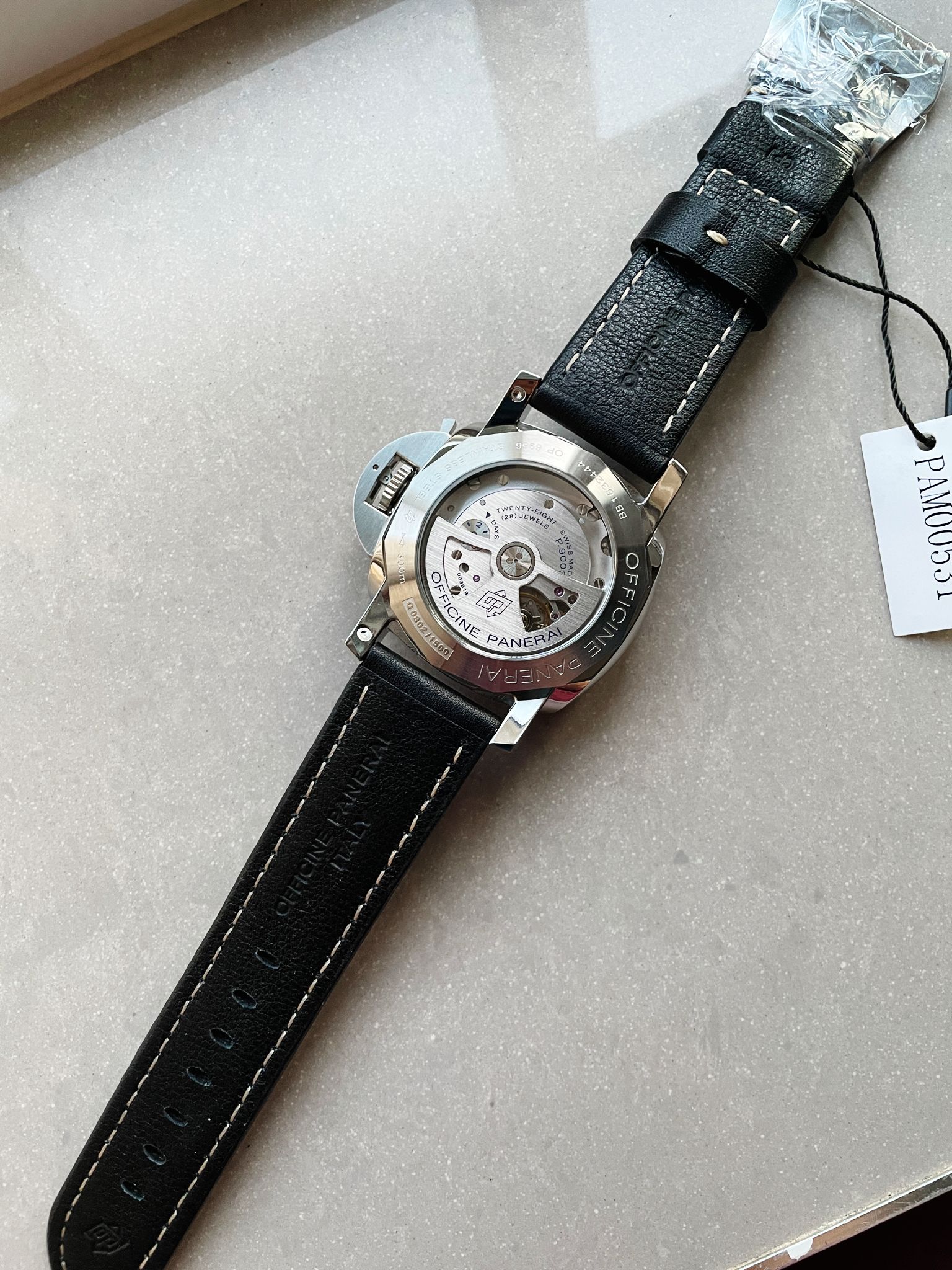 PAM531 Q VSF 1:1 BEST EDITION ON BLACK LEATHER STRAP P.9003 SCG MOVEMENT V2 - Image 15