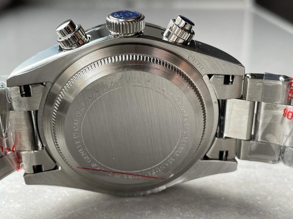 Black Bay Chrono SS TWS 1:1 Reverse Panda Best Edition Black Dial on SS Bracelet A7750 - Image 11