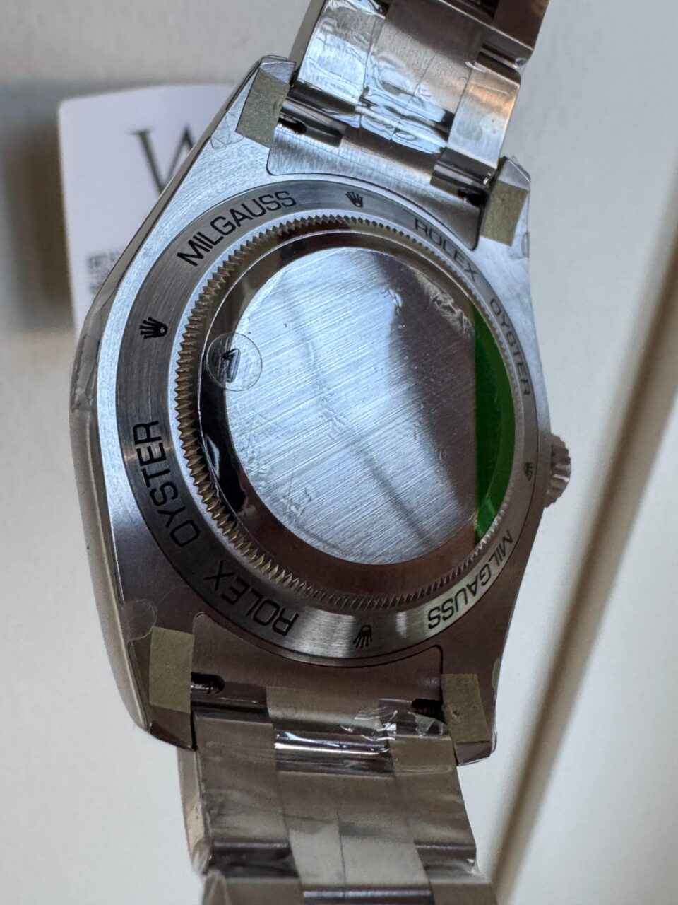 Milgauss 116400GV VSF 1:1 Best Edition 904L Steel Green Dial on SS Bracelet VS3131 - Image 10