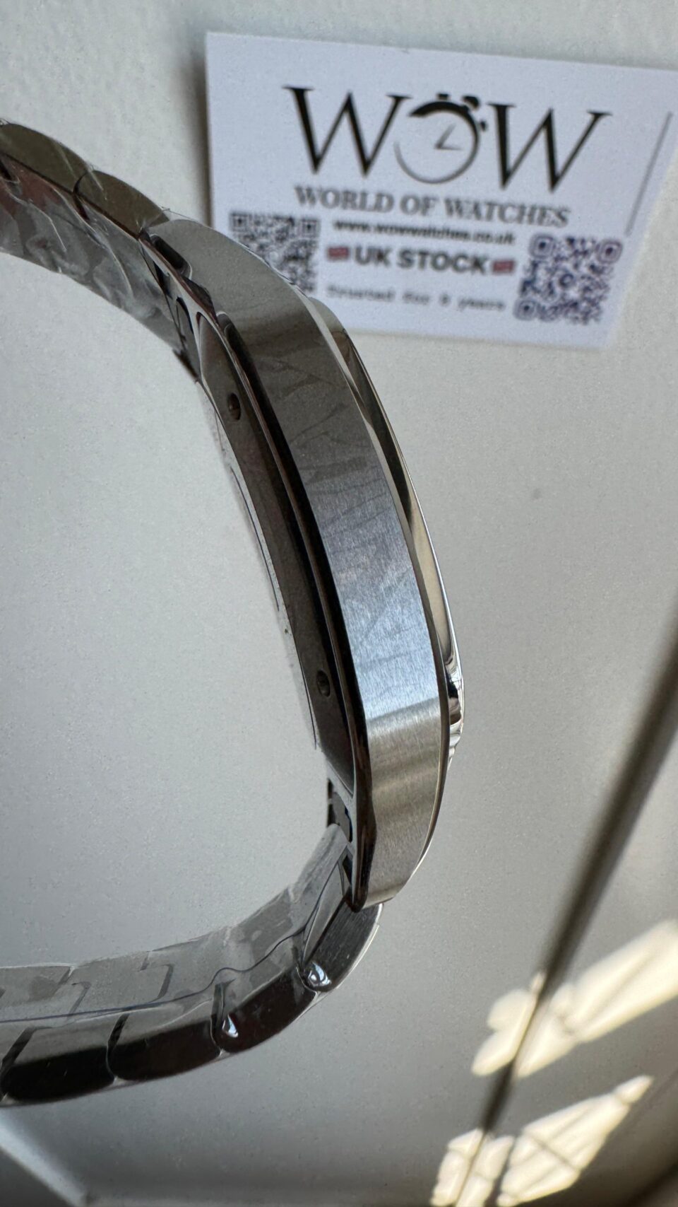 Santos de Cartier 40mm SS BVF 1:1 Best Edition Brown Dial on SS SmartLinks Bracelet MIYOTA 9015 - Image 6