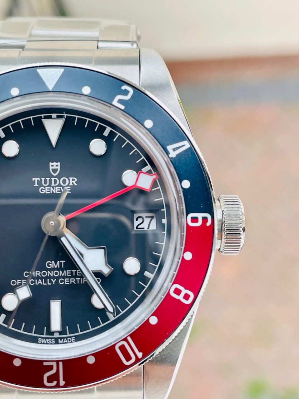Black Bay GMT Baselworld 2018 Pepsi Blue/Red Bezel ZF 1:1 Best Edition Black Dial on SS Bracelet A2836 - Image 5