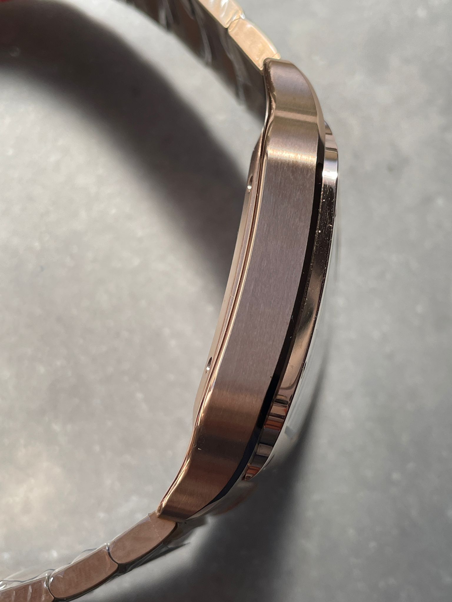 Santos 40mm RG BVF 1:1 Best Edition White Dial on RG Bracelet MIYOTA 9015 - Image 15