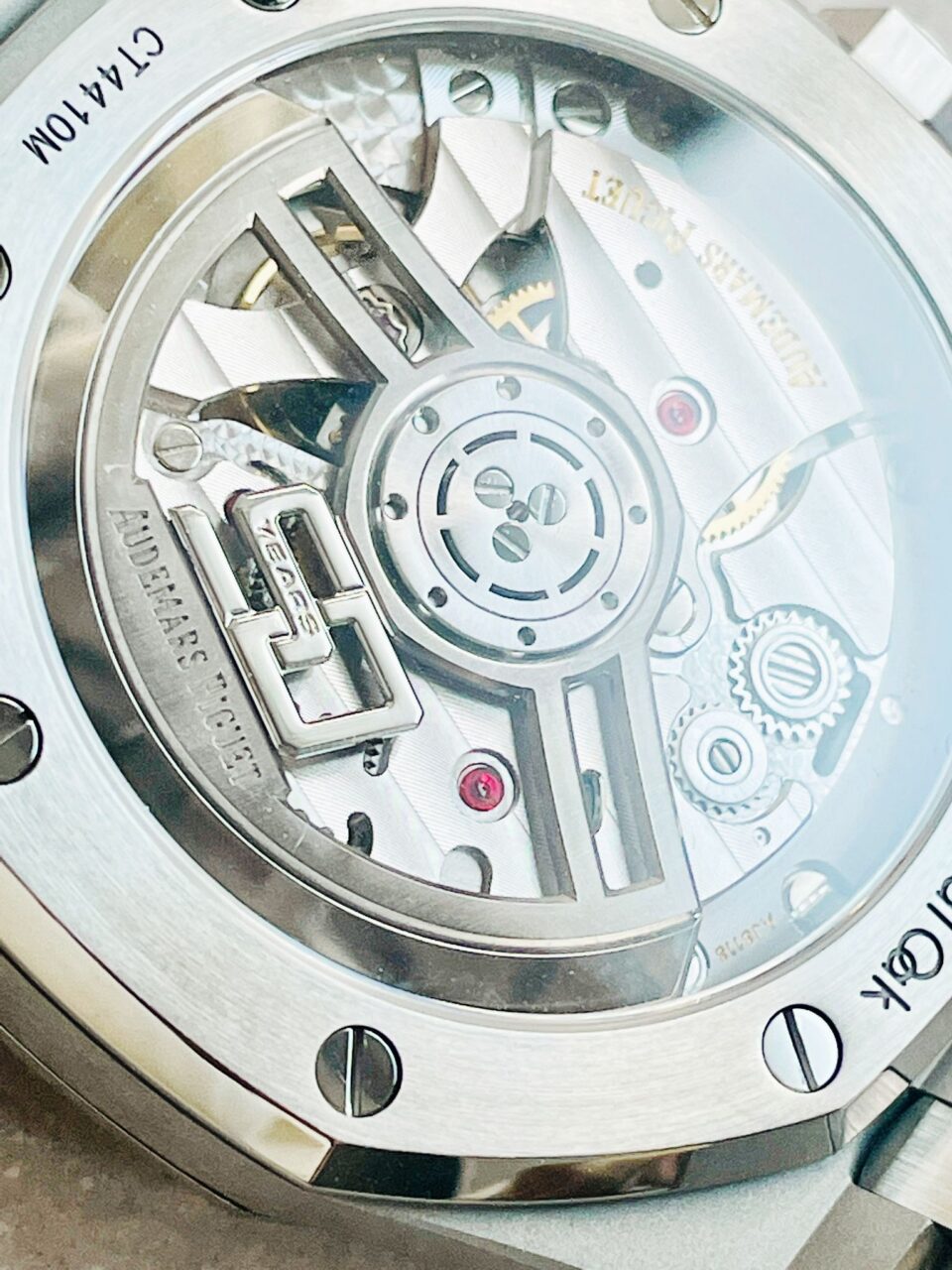Royal Oak 41mm 15510 "50th Anniversary" SS ZF 1:1 Best Edition Green Textured Dial on SS Bracelet A4302 - Image 10