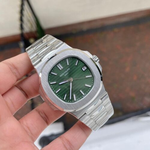 Nautilus 5711/1A PPF VF 1:1 Best Edition Green Textured Dial on SS Bracelet 324CS