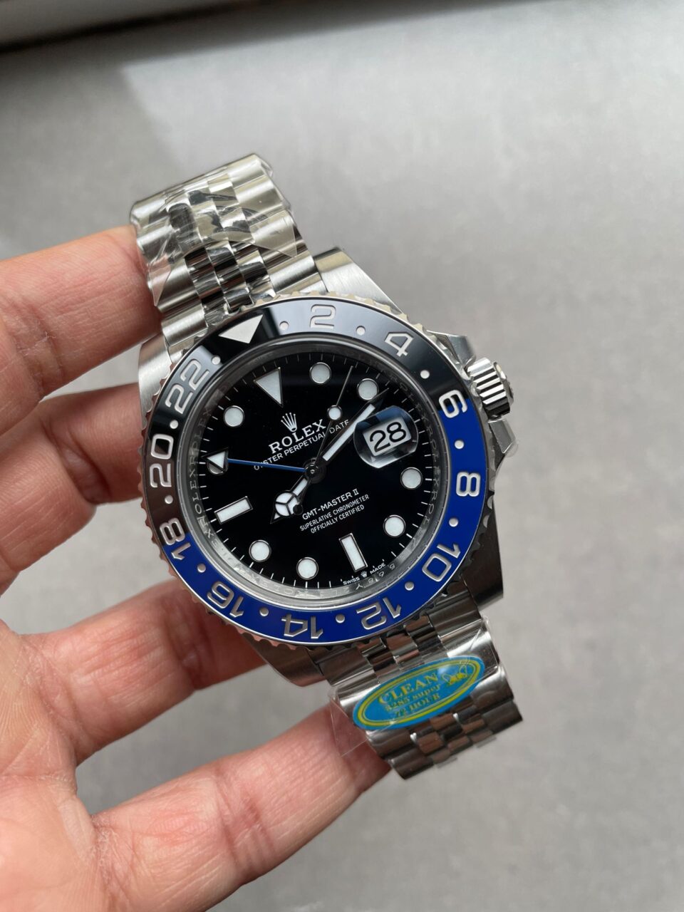 Clean GMT-Master II 126710 BLNR Blue/Black BATGIRL Ceramic Clean Factory Best Edition on Jubilee Bracelet DD3285 CHS