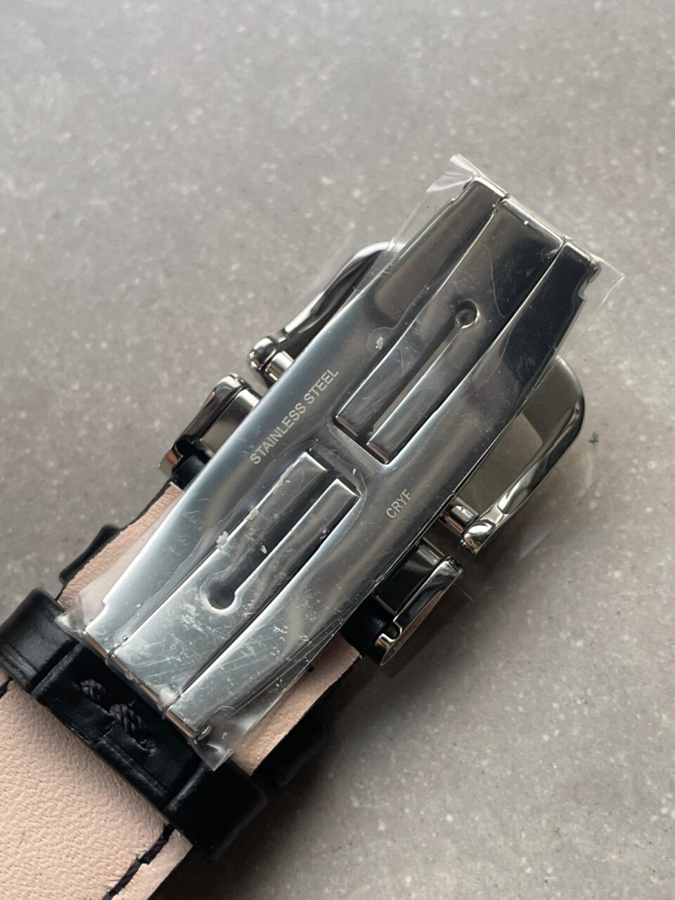 Master Ultra Thin Moon SS Black Dial on Black Leather Strap GF V4 MY9015 - Image 13