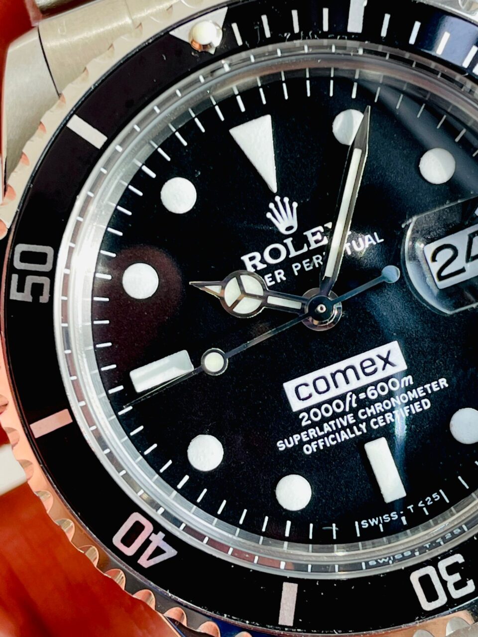 JK Factory COMEX Submariner Vintage RARE 2836 Movement black dial black bezel - Image 6