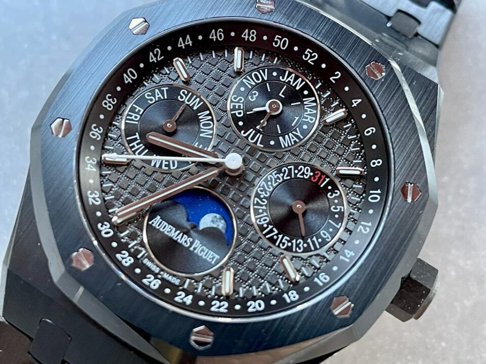 AP Royal Oak moonface Perpetual Calendar 26579cb Black Ceramic APSF Best A5134 - Image 4