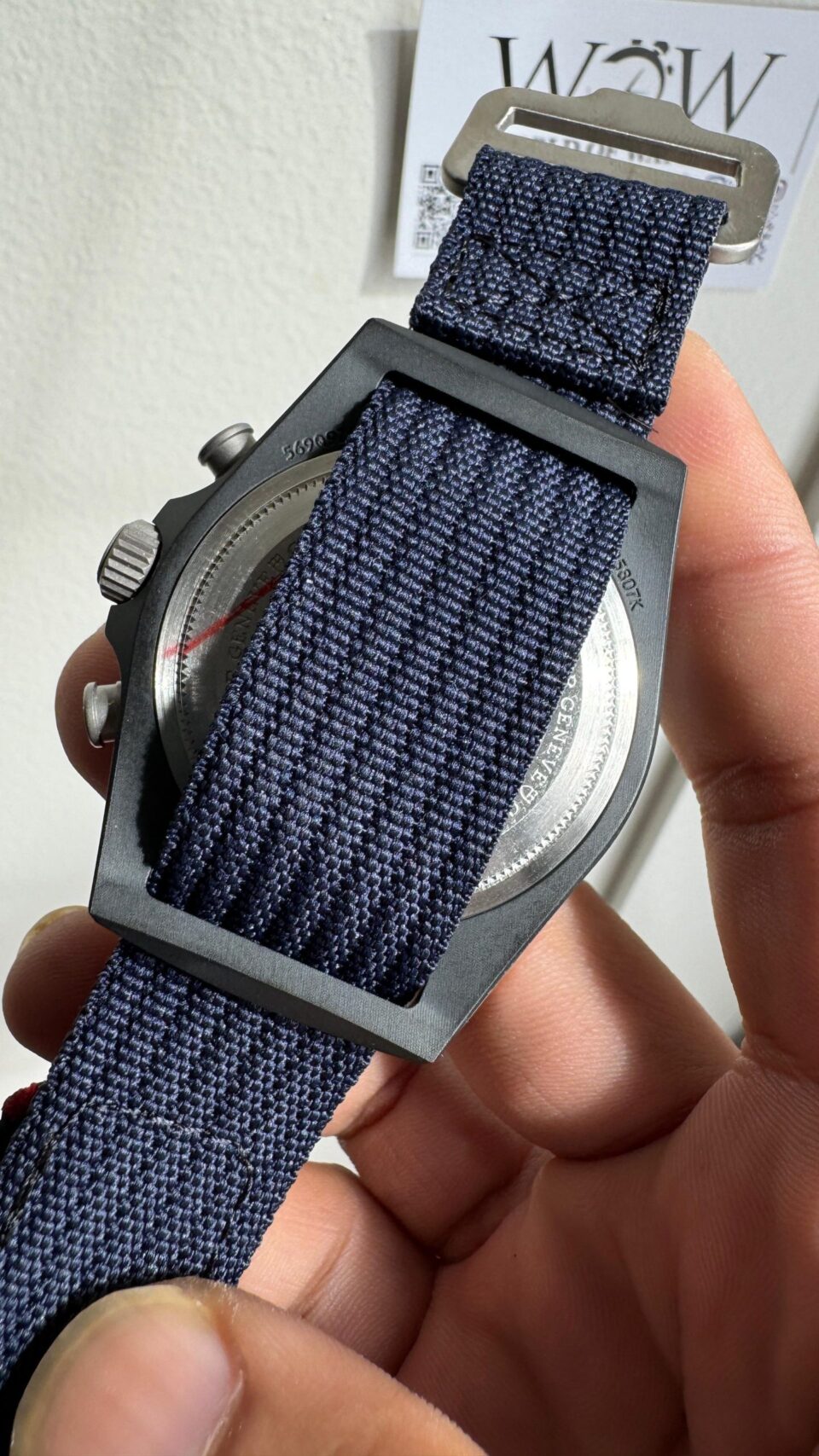 Pelagos M25807KN-0001 Carbon M+F 1:1 V4 Best Edition Blue dial Blue Ceramic Bezel on Nylon Strap A7750 - Image 10