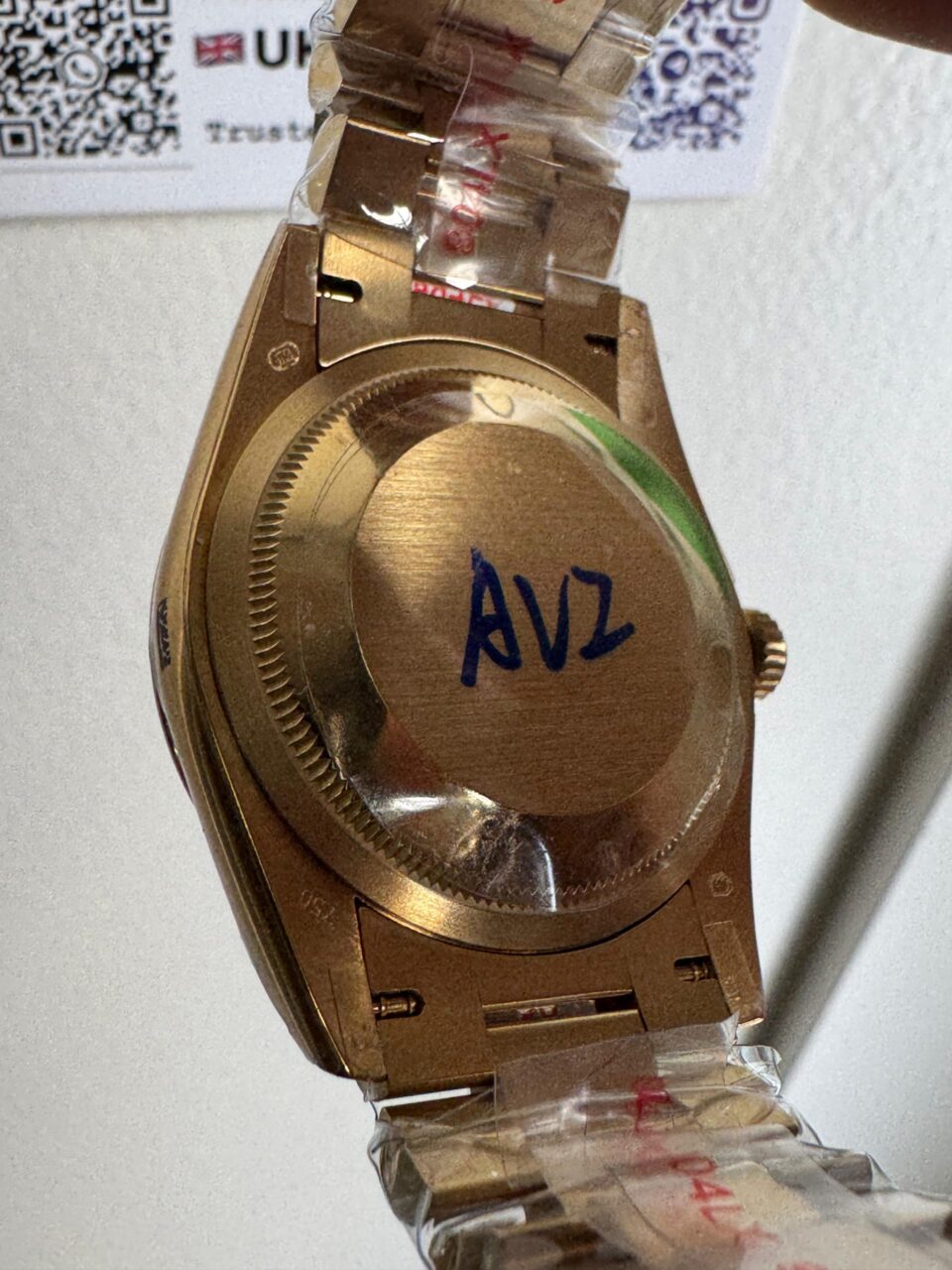 Day date 18238 QF YG 36mm 3255 Fluted bezel Onyx dial - Image 9