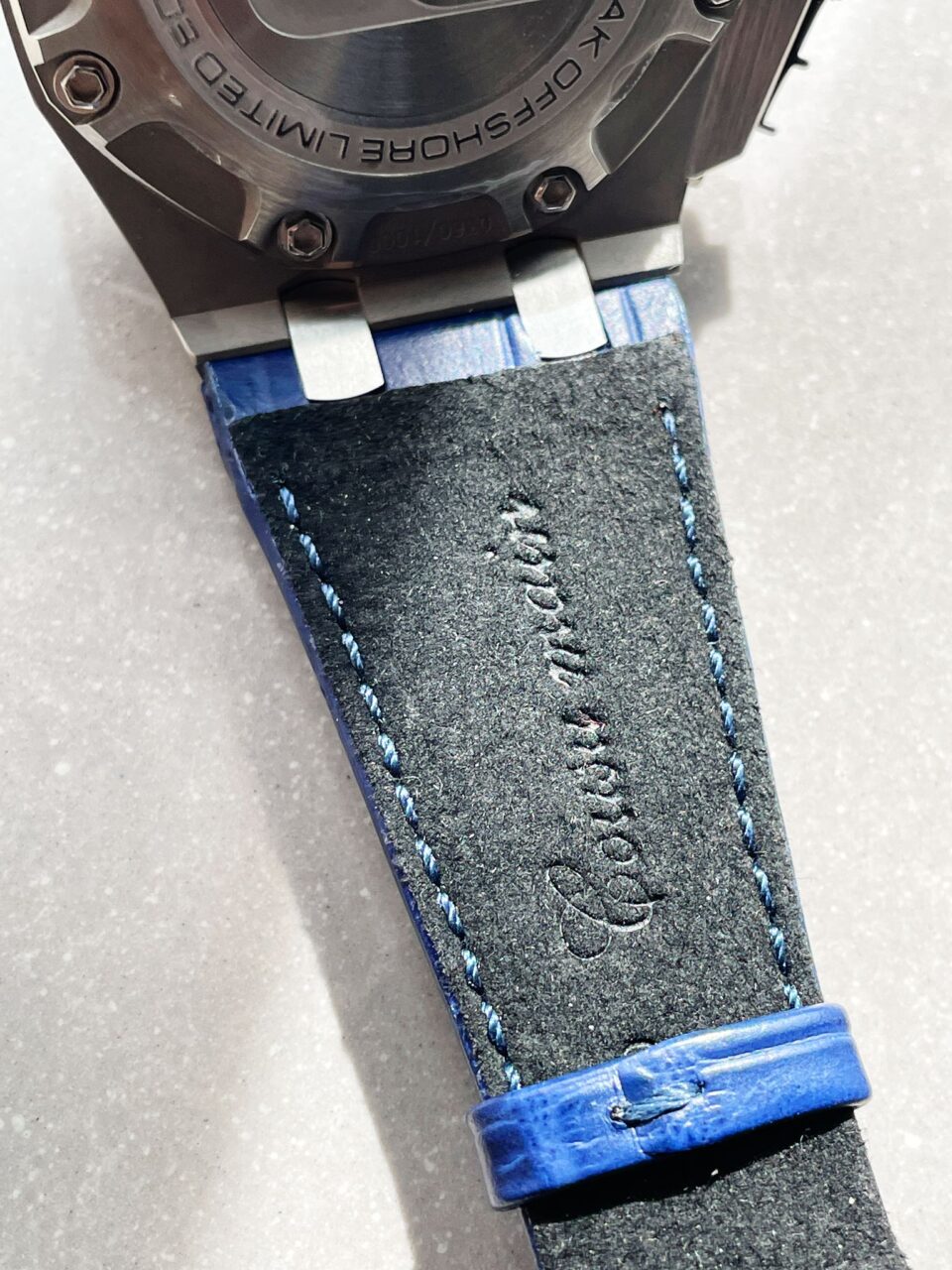 Royal Oak Offshore Rubens Barrichello Ii 26078PO Blue Dial Blue leather Strap - Image 19