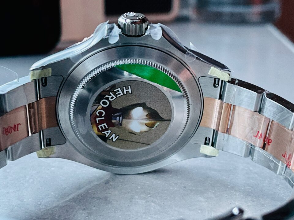 Yacht-Master 116621 SS/RG CF 904L steel Black Dial on SS/RG Bracelet VS3235 - Image 8