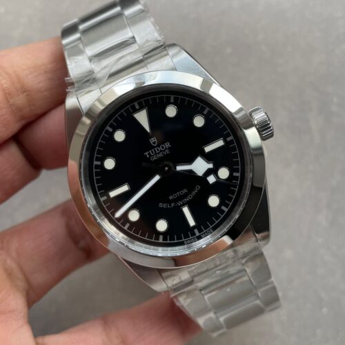 Black Bay 36mm SS KRF 1:1 Best Edition Black Dial on SS Bracelet A2824