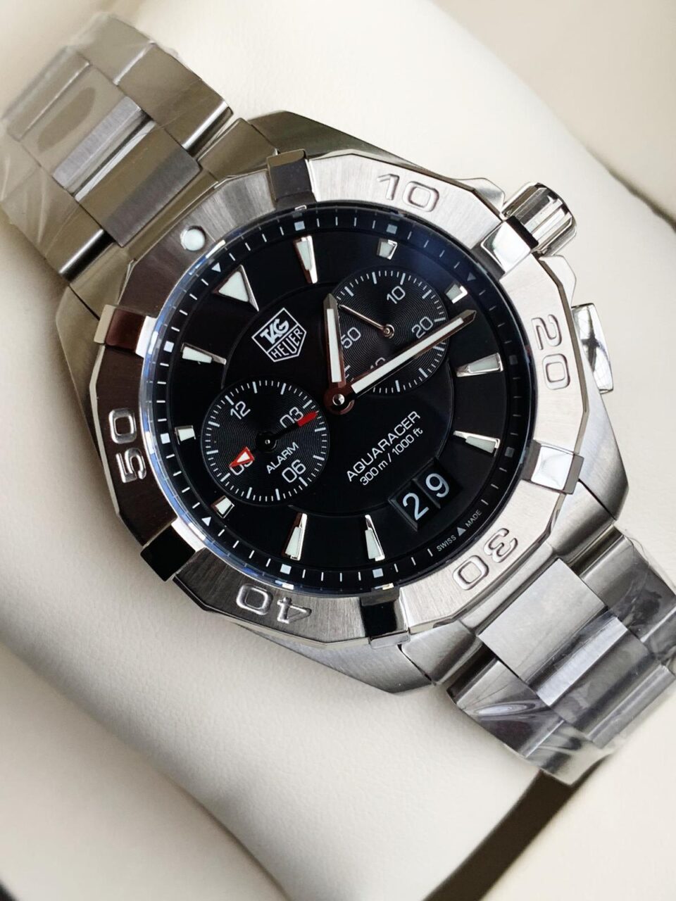 AQUARACER ALARM BA0928 SWISS QUARTZ 41mm STAINLESS STEEL - Image 4