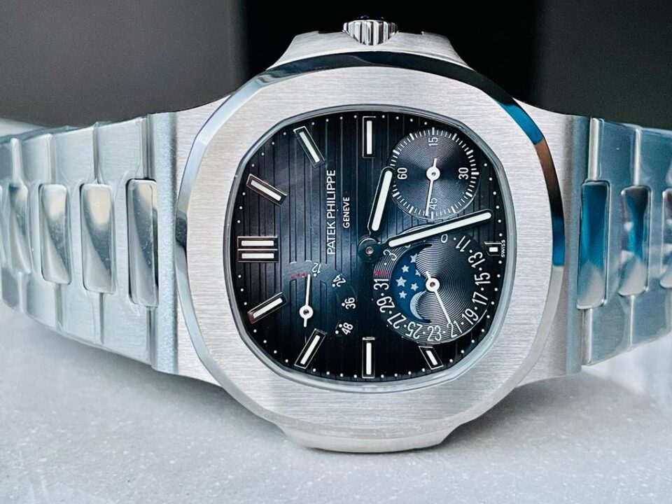 Nautilus 5712 SS PPF 1:1 Best Edition Blue Dial on SS Bracelet A240 V2 - Image 2