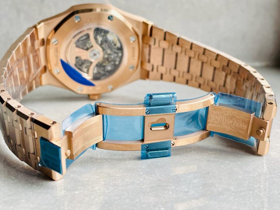 Royal Oak 41mm Openworked 15407 RG APSF 1:1 Best Edition on RG Bracelet A3132 - Image 16
