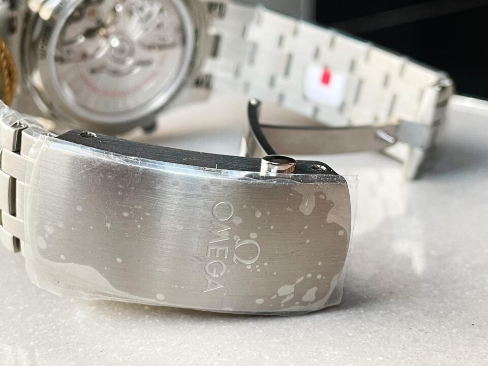 Seamaster 300M Chrono SS OMF 1:1 Best Edition Grey Dial on SS Bracelet A9900 - Image 13