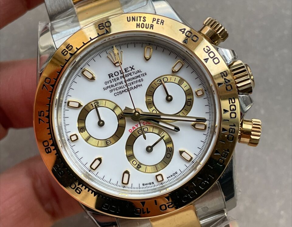 Daytona 116523 BTF SS 904L & YG Yellow Gold White Dial 4130 - Image 5