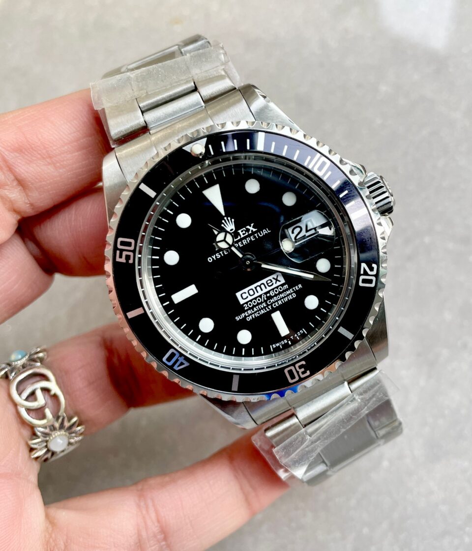 JK Factory COMEX Submariner Vintage RARE 2836 Movement black dial black bezel