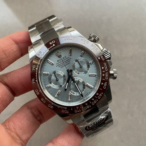 Daytona 116506 Brown Ceramic BTF 1:1 Best Edition Ice Blue Dial Crystal Marker on SS Bracelet SA4130 V2