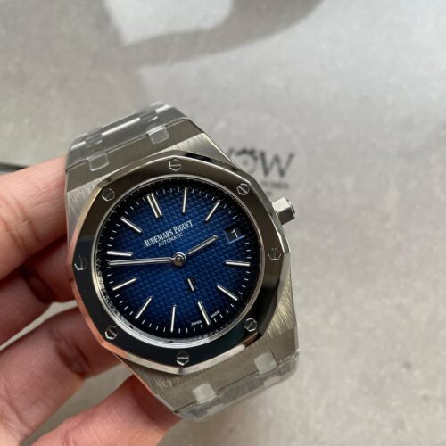 Royal Oak "Jumbo" Extra-Thin 39mm 15202IP SS Blue Dial on SS Bracelet ZF A2121