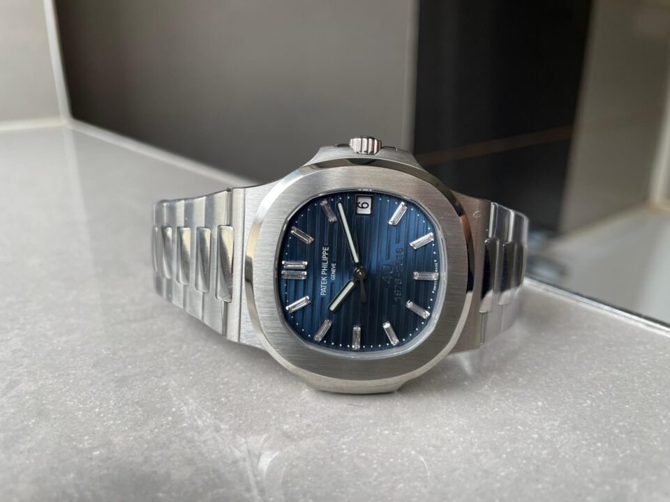 Nautilus 5711 40th Anniversary SS PPF 1:1 Best Edition Blue Dial on SS Bracelet A330 - Image 7