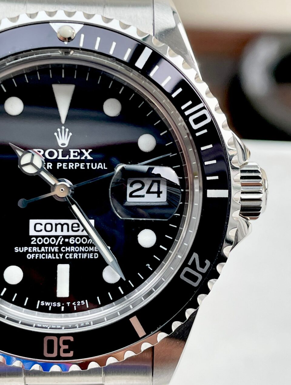 JK Factory COMEX Submariner Vintage RARE 2836 Movement black dial black bezel - Image 7