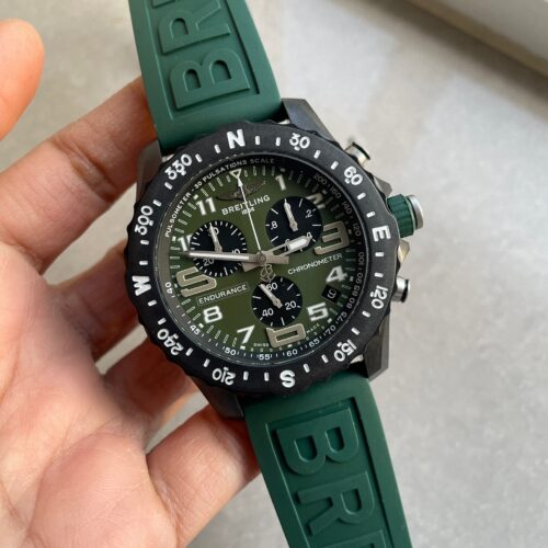 Endurance pro OGF 44mm Army green dial green Rubber Strap quartz movement
