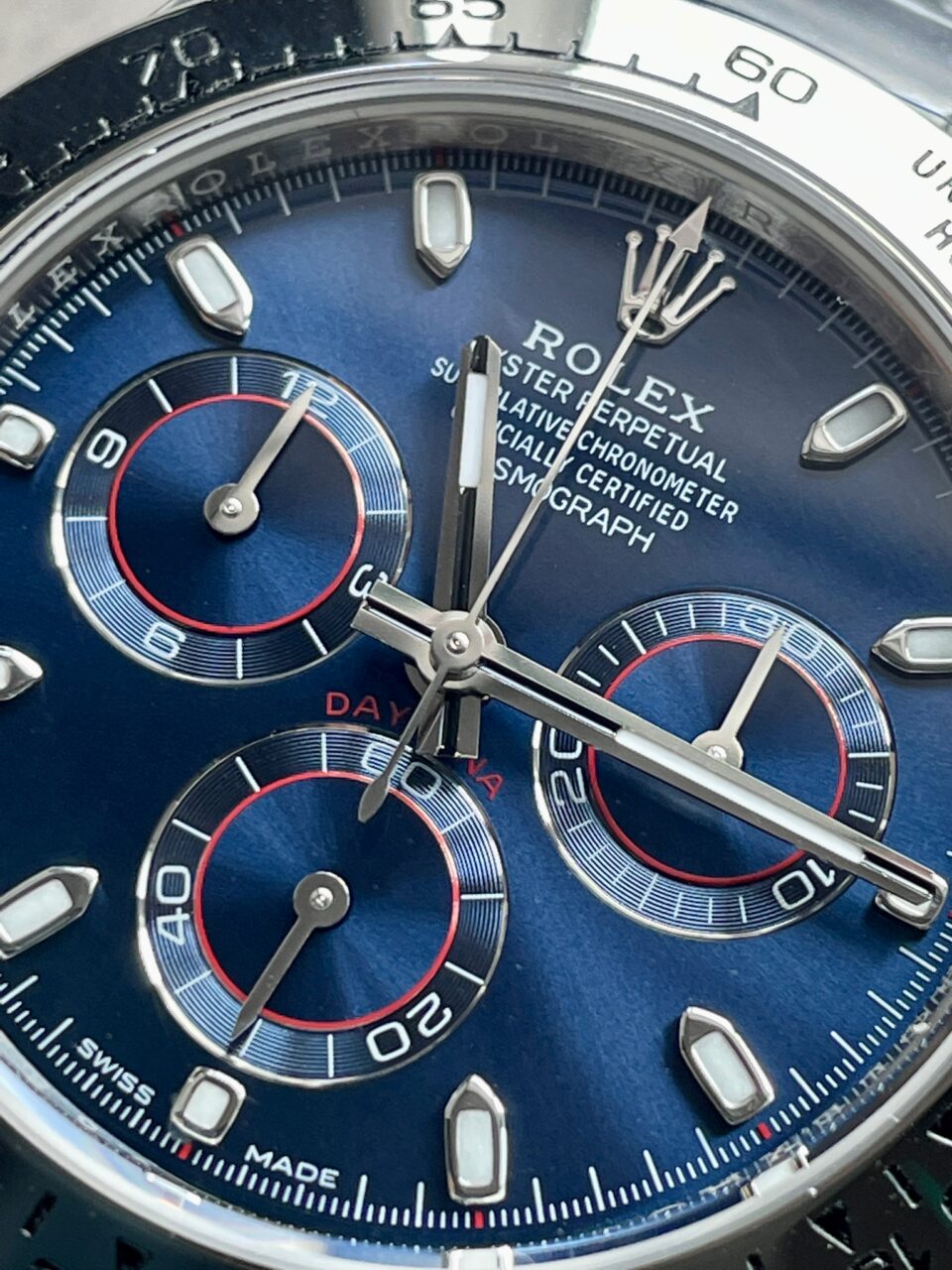 Daytona 116509 BTF 1:1 Best Edition Blue Dial on SS Bracelet SA4130 V2 - Image 2