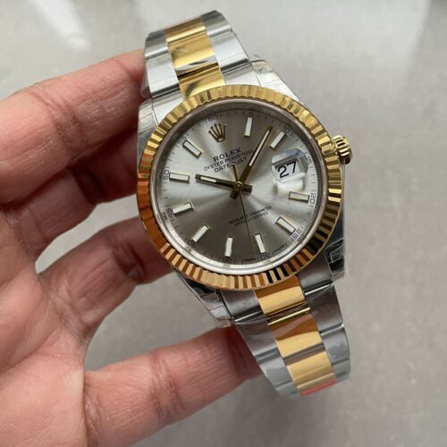 DateJust 41 126333 904L SS/YG VSF 1:1 Best Edition Silver Dial on Oyster Bracelet VS3235