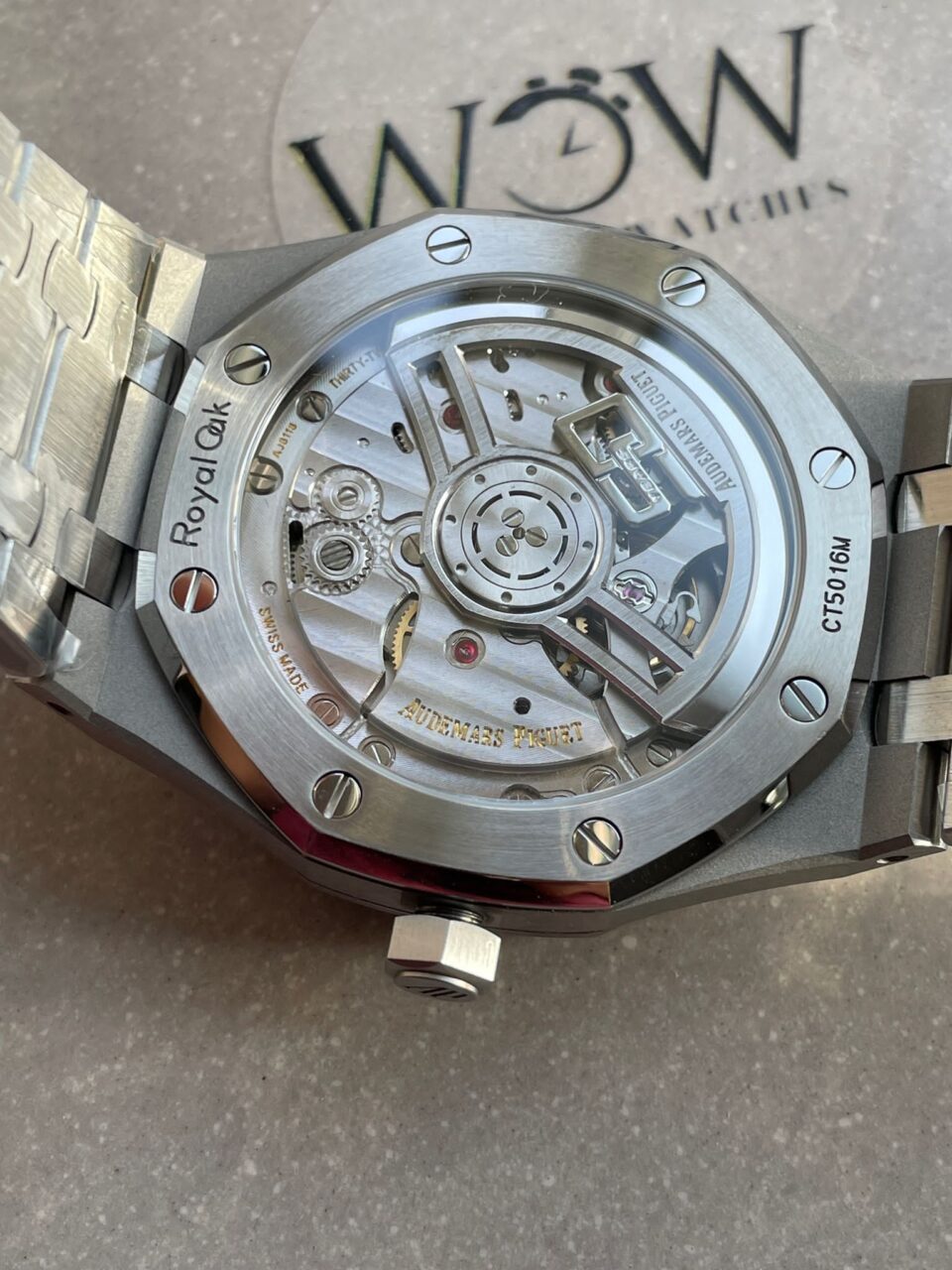 ROYAL OAK 41MM 15510 "50TH ANNIVERSARY" SS ZF 1:1 BEST EDITION WHITE TEXTURED DIAL ON SS BRACELET A4302 - Image 16