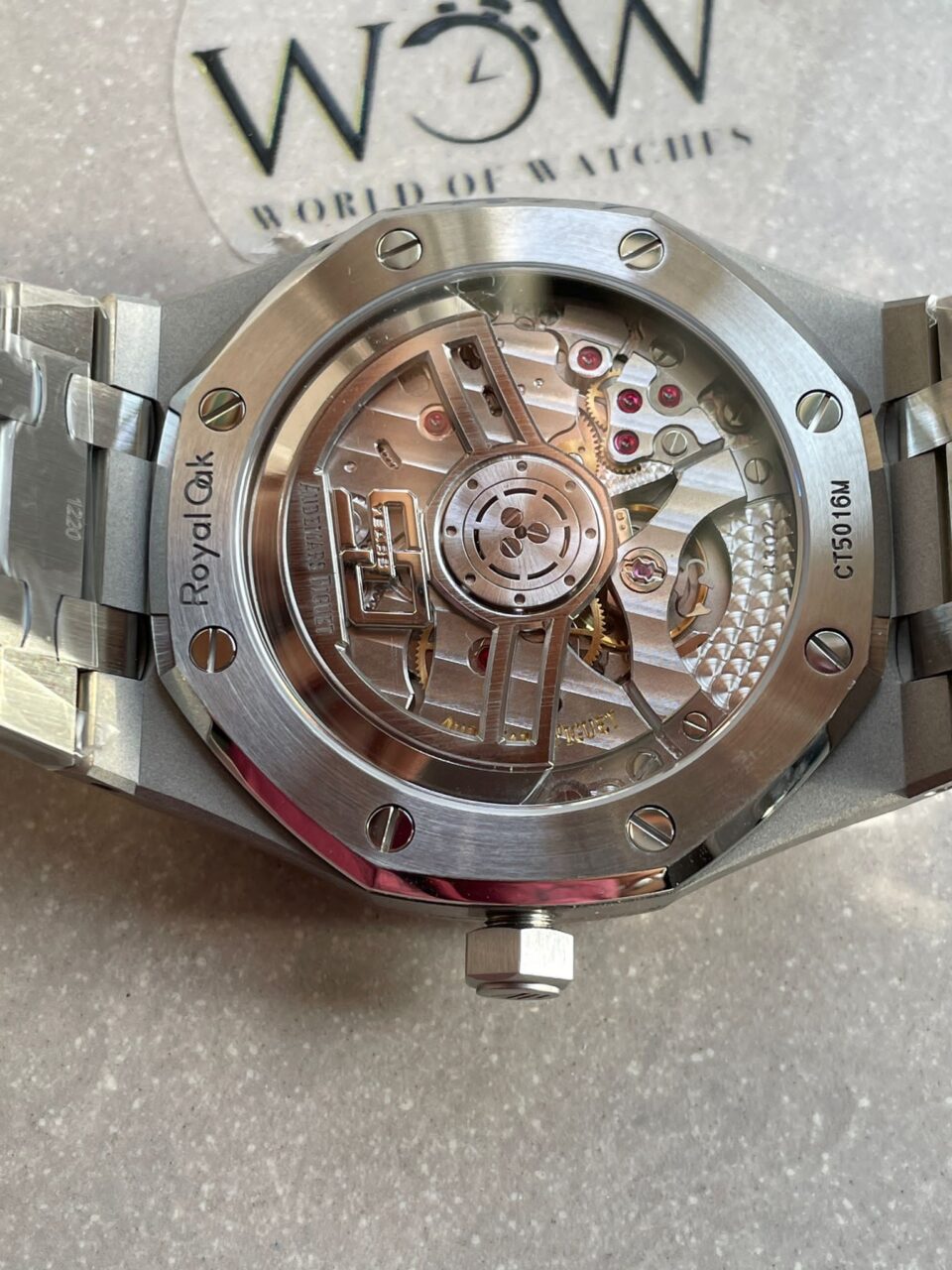 ROYAL OAK 41MM 15510 "50TH ANNIVERSARY" SS ZF 1:1 BEST EDITION WHITE TEXTURED DIAL ON SS BRACELET A4302 - Image 9