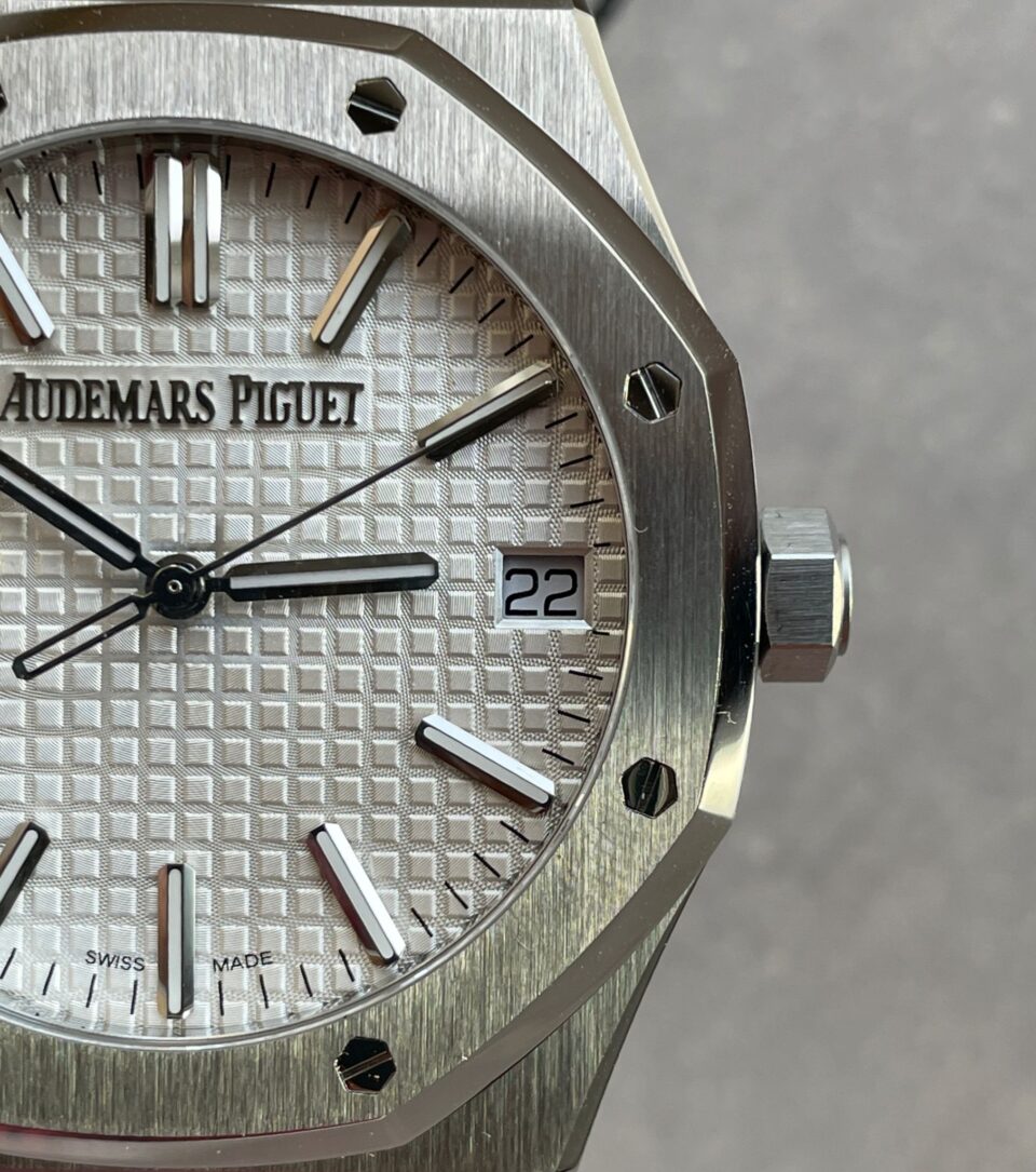 ROYAL OAK 41MM 15510 "50TH ANNIVERSARY" SS ZF 1:1 BEST EDITION WHITE TEXTURED DIAL ON SS BRACELET A4302 - Image 15