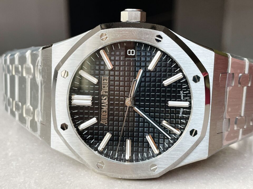 ROYAL OAK 41MM 15510 "50TH ANNIVERSARY" SS ZF 1:1 BEST EDITION BLACK TEXTURED DIAL ON SS BRACELET A4302 - Image 7